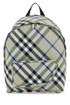 Burberry Shield Backpack Checkered Front Pocket