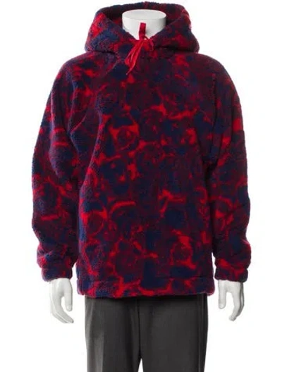 Pre-owned Burberry Printed Parka In Red