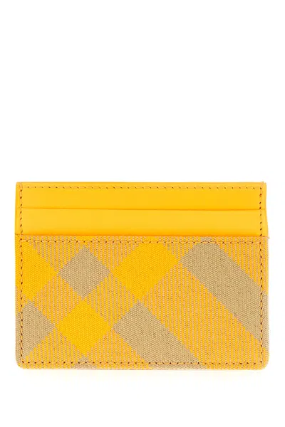 Burberry Printed Polyester Blend Card Holder In Hunter