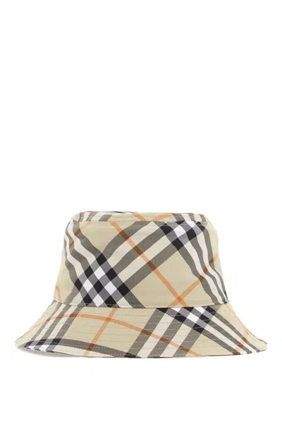 Burberry Printed Polyester Bucket Hat In Neutral