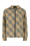 Burberry Archivio Check Waterproof Jacket In Brown