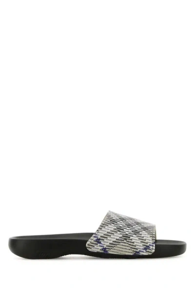 BURBERRY PRINTED RUBBER SLIPPERS