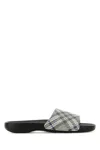 Burberry Beige Dive Check Slides