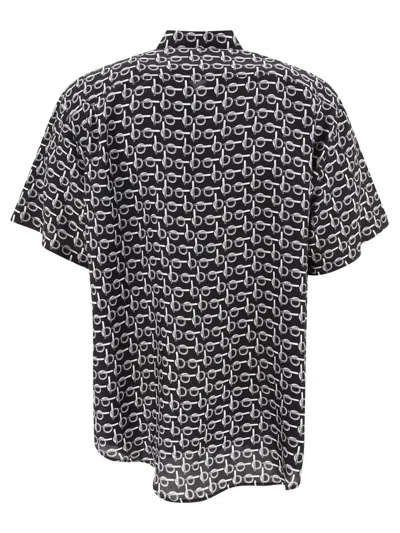 Burberry Printed Shirt In Black