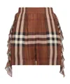 Burberry Printed Shorts In Multi