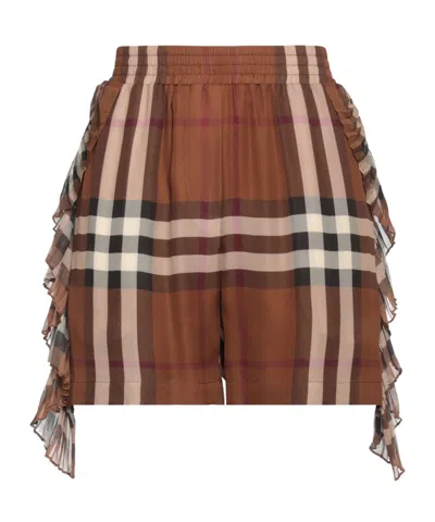 Burberry Printed Shorts In Multi