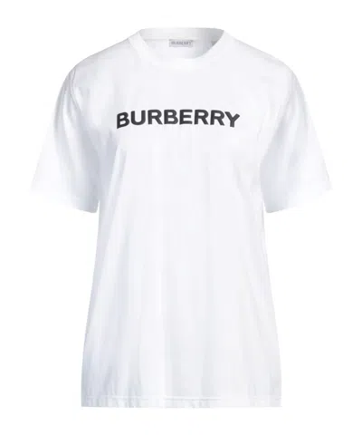 Burberry Printed Short-sleeved T-shirt In White