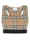 Burberry Dalby Check Sport Top In Multi