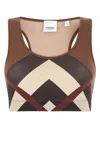 Burberry Printed Stretch Nylon Top In B2486
