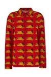 Burberry Duck Shirt In Pillar Ip Pattern