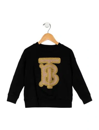 Pre-owned Burberry Babies' Printed Sweater In Black