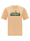 Burberry Vibrant Floral Print Cotton T-shirt In Neutral