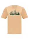 Burberry Vibrant Floral Print Cotton T-shirt In Neutral