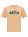 Burberry Vibrant Floral Print Cotton T-shirt In Neutral