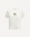Burberry Women Printed T-shirt In White