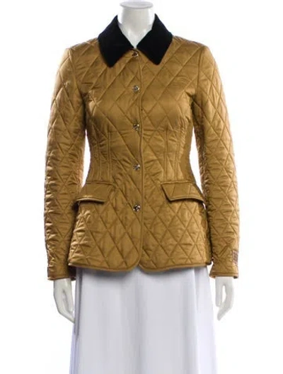 Pre-owned Burberry Printed Utility Jacket In Neutral