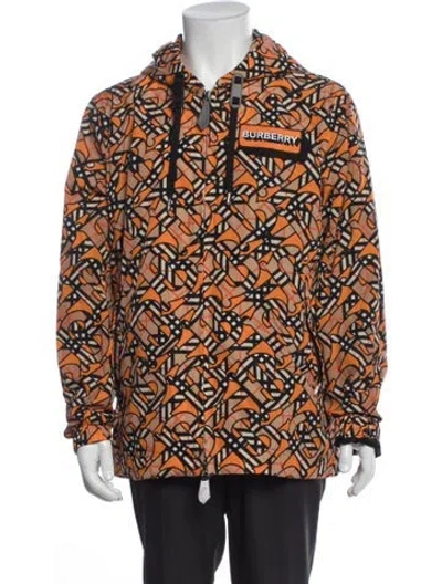 Pre-owned Burberry Printed Utility Jacket W/ Tags In Multi