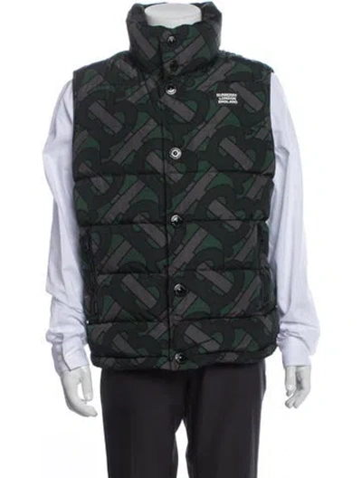 Pre-owned Burberry Printed Vest In Blue