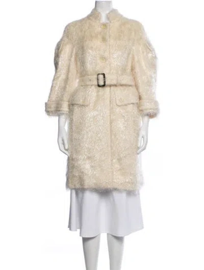 Pre-owned Burberry Prorsum 2010's Wool Coat In Neutrals
