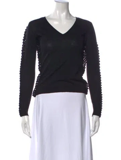 Pre-owned Burberry Prorsum 2010's Wool Sweater In Black