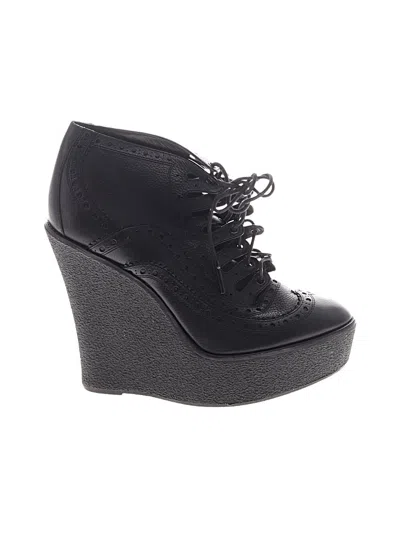 Pre-owned Burberry Prorsum Ankle Boots In Black