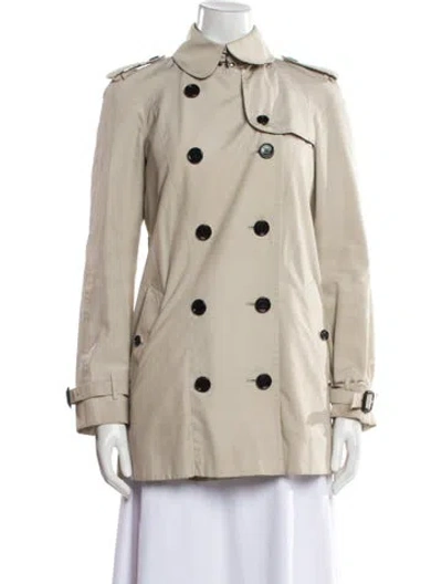 Pre-owned Burberry Prorsum Coat In Neutrals