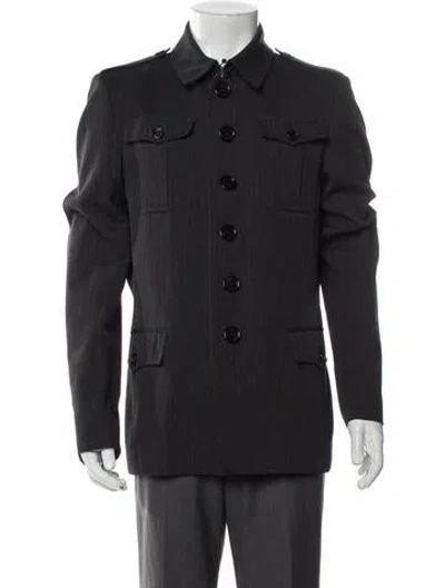 Pre-owned Burberry Prorsum Jacket In Gray