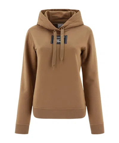 Burberry Prorsum Label Cotton Hoodie In Green