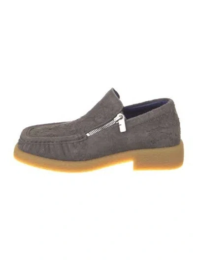 Pre-owned Burberry Prorsum Loafers In Gray