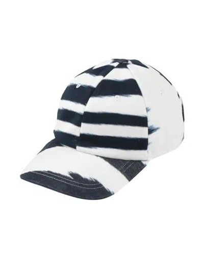Burberry Prorsum Man Hat Bright Blue Size M Polyester, Wool