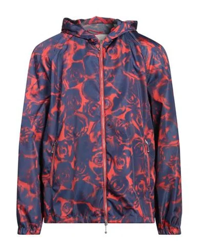 Burberry Prorsum Man Jacket Navy Size S Polyamide In Blue