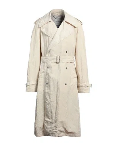 Burberry Prorsum Man Overcoat & Trench Coat Beige Size 38 Polyester