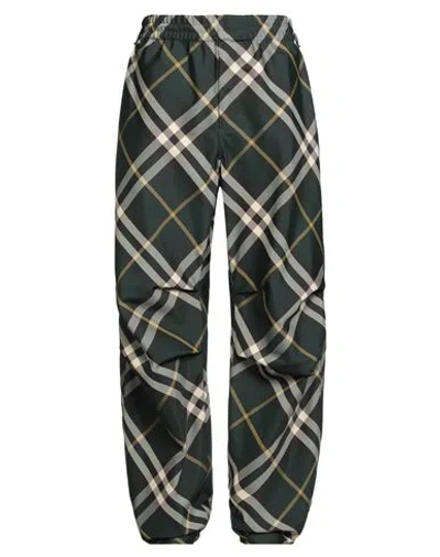 Burberry Prorsum Man Pants Dark Green Size L Polyester