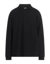 Burberry Prorsum Man Polo Shirt Black Size Xl Cotton In Black