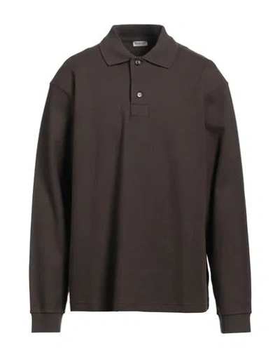 Burberry Prorsum Man Polo Shirt Brown Size Xl Cotton