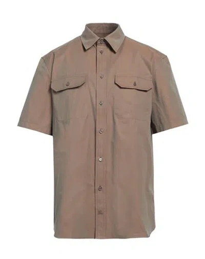 Burberry Prorsum Man Shirt Khaki Size 3xl Cotton In Beige