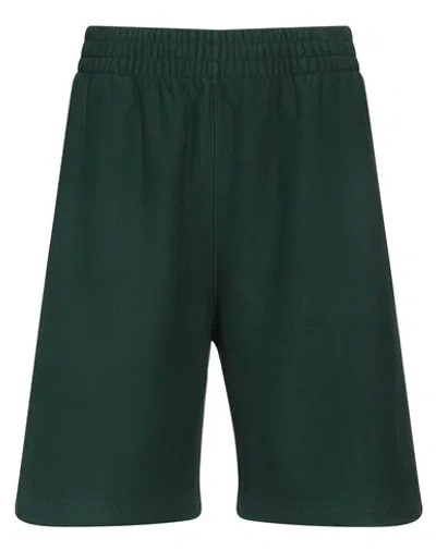 Burberry Prorsum Man Shorts & Bermuda Shorts Green Size L Cotton