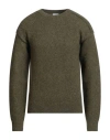 Burberry Prorsum Man Sweater Military Green Size M Wool, Cashmere, Polyamide In Gray