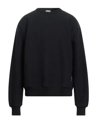 Burberry Prorsum Man Sweatshirt Black Size L Cotton, Elastane