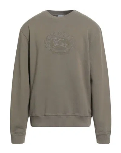 Burberry Prorsum Man Sweatshirt Military Green Size Xl Cotton, Elastane