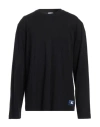 Burberry Prorsum Man T-shirt Black Size Xl Cotton, Elastane