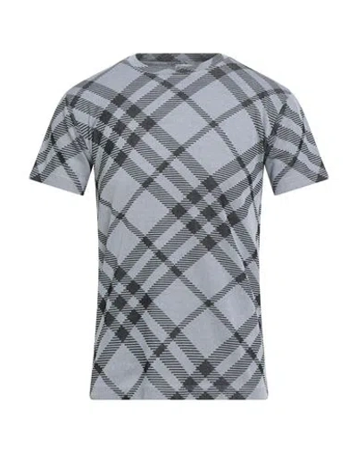 Burberry Prorsum Man T-shirt Grey Size S Cotton, Polyester, Elastane In Gray