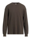 Burberry Prorsum Man T-shirt Military Green Size L Cotton, Elastane