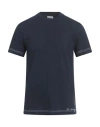 Burberry Prorsum Man T-shirt Navy Size Xl Cotton, Elastane In Blue