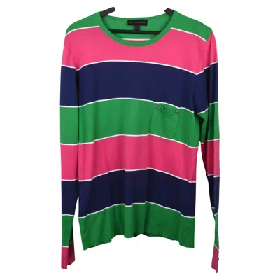 Pre-owned Burberry Prorsum Men Top Sweatshirt Striped Size M, S1700 In Blue