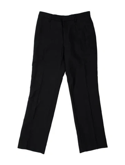 Pre-owned Burberry Prorsum Mohair Dress Pants In Black/blue