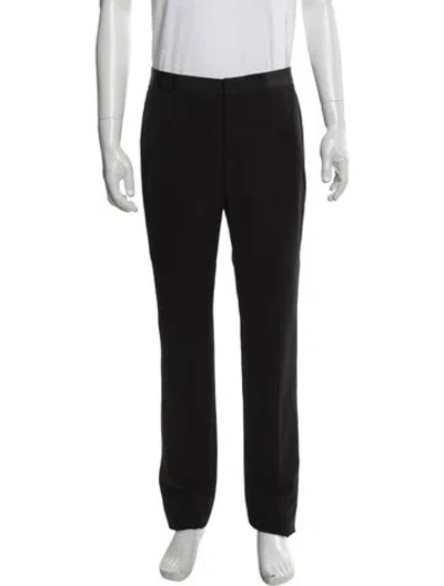 Pre-owned Burberry Prorsum Nova Check Pattern Dress Pants In Black