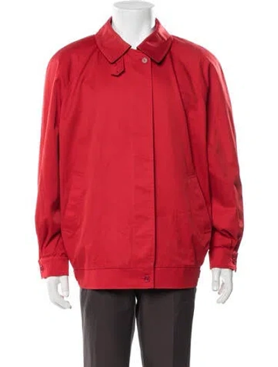 Pre-owned Burberry Prorsum Nova Check Pattern Jacket In Red