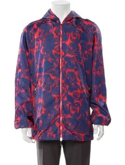 Pre-owned Burberry Prorsum Printed Windbreaker W/ Tags In Multi