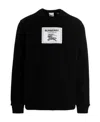 Burberry Ekd Prorsum Label Cotton Sweatshirt In Black